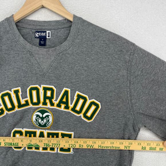 COLORADO STATE Sweatshirt Adult M RAMS University CO College Fleece Gray - Picture 13 of 15